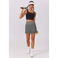 thumbnail image 5 of Pinspark Golf Skirt Silicone Grippers Skorts for Woman Split Hem Tummy Control High Waisted Tennis Mini Skirt, 5 of 6