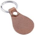 thumbnail image 5 of Leather Key Fob Kit - Brown Leather (8-9oz) - Rivet (Nickel) - Key Ring (Nickel) - (5 Pack) - 5-Pack (Brown)(Nickel), 5 of 7