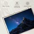 thumbnail image 6 of Elephant Stock Starry Pakistani Mountain Wall Art - Horizontal Canvas Wall Art - Living Room Wall Decor - Nature Canvas - Blue And Brown Decor - 51" x 34", 6 of 8