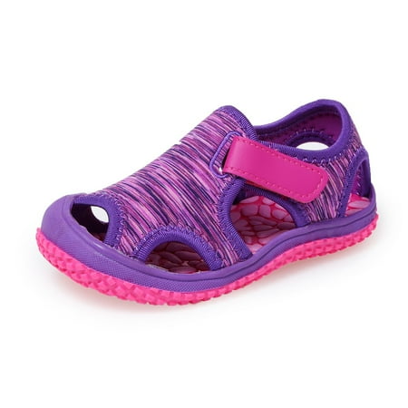 

Cathalem High Neck Shoes for Boys Outdoor Girls Boys Beach Shoes Non-slip Child Kids Sandals Summer Baby Toddler Girl Fall Shoes Shoes Purple 6.5 Years