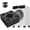 Black, variant on 4 Pack Anti Vibration Pads for Washing Machine Support, Pedestal for Washer and Dryer with 1100 lbs Weight Capacity, Washing Machine Foot Pads for Anti Slip Protect Laundry Room Floor(White)