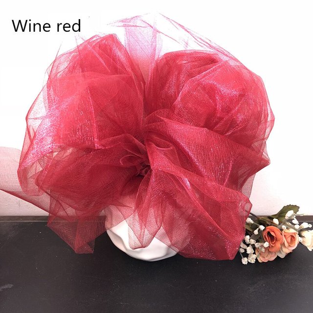 Rollo de tul de 5M y 10M, carrete de rollo de tul de Organza de tela de cristal, decoración de boda, fiesta de cumpleaños, niños, Baby Shower, decoraciones de boda Tan Jianjun unisex