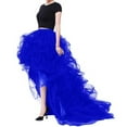 thumbnail image 4 of Women Tulle Tutu Long Skirt High Waist Floor Length Maxi Tulle Layered Skirt Wedding Night Out Party A-Line Skirt, 4 of 8