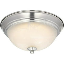 Westinghouse LED 5.5 in. H x 11 in. W x 11 in. L Brushed Nickel Ceiling Light