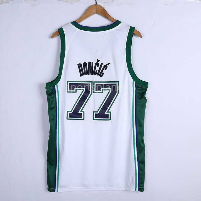 NBA_ Men Retro Basketball Cheap Luka Doncic Jersey 77 Kristaps