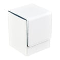 thumbnail image 2 of Caja de almacenamiento ranurada capacidad de cuero PU CUTICAT organizador de s comerciales soporte de almacenamiento Blanco vertical, 2 of 8