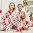 thumbnail image 2 of Christmas sale! Classic Family Matching Pajamas Set Christmas PJ's Sleepwear Printed Top and Pant, 2 of 6