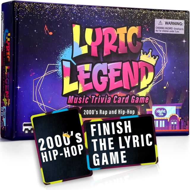 Juego de preguntas y respuestas That Song Lyric Legend Hip-Hop Rap de los años 2000