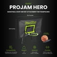 thumbnail image 4 of Jumpflex MEGA 14' Trampoline, Outdoor Playset with PROJAM Basketball Hoop, Black/Green, 4 of 9