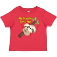thumbnail image 3 of Inktastic My Grandma Loves Me Sloth Boys or Girls Baby T-Shirt, 3 of 5
