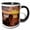 Black/White, variant on 3drose, Usa, California, La Jolla, Sunset Near Coast Blvd. Park, 11oz Magic Transforming Mug