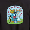thumbnail image 3 of Pete The Cat - Family - Toddler And Youth Crewneck Fleece Sweatshirt, 3 of 6