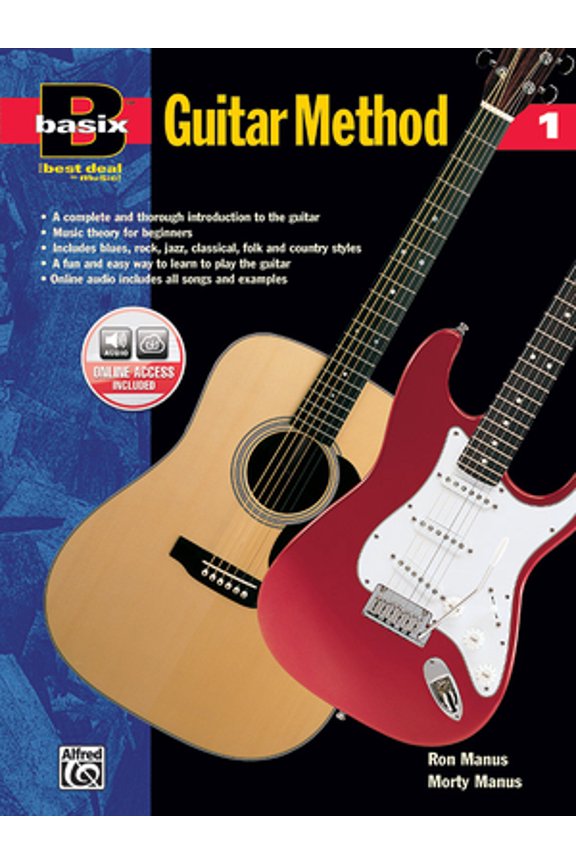 Pre-Owned Basix Guitar Method, Bk 1: Book & Enhanced CD (Basix(R) Series, Bk 1) (Paperback) 0882847104 9780882847108