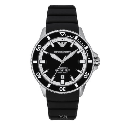 Emporio Armani Sea Explorer Men's Black Dial Automatic Watch AR60078