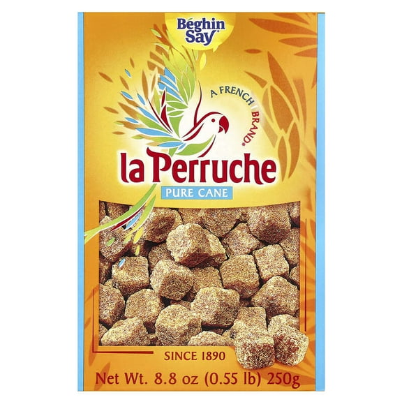 La Perruche, Pure Cane Rough Sugar Cubes, 8.8 oz Pack of 2