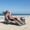 Gray, variant on Wisykoke Chaise Lounge Chair Outdoor, 5-Position Adjustable Sun Tanning Chair with Carrying Handle and Side Pocket, Folding Bed Cot with Removable Pillow for Garden, Beach, Patio, Pool
