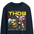 thumbnail image 3 of Marvel Thor - Digital Thor - Men's Long Sleeve Graphic T-Shirt, 3 of 5
