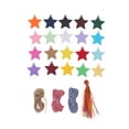 thumbnail image 4 of BESTOYARD Paper Tags with Star Assorted Color Paper 200Pack for Crafts, 4 of 8