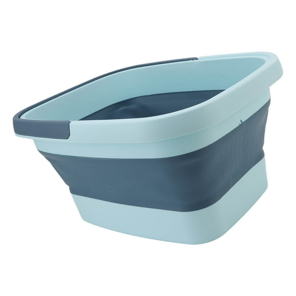 Pies de Lavabo, Bañera Plegable Para Pies, Cubo de Silicona para Baño de Pies Con Punto de Acupuntura de Masaje, Bañera Portátil para Remojo de Pies Para El Hogar, Camping, Camping,