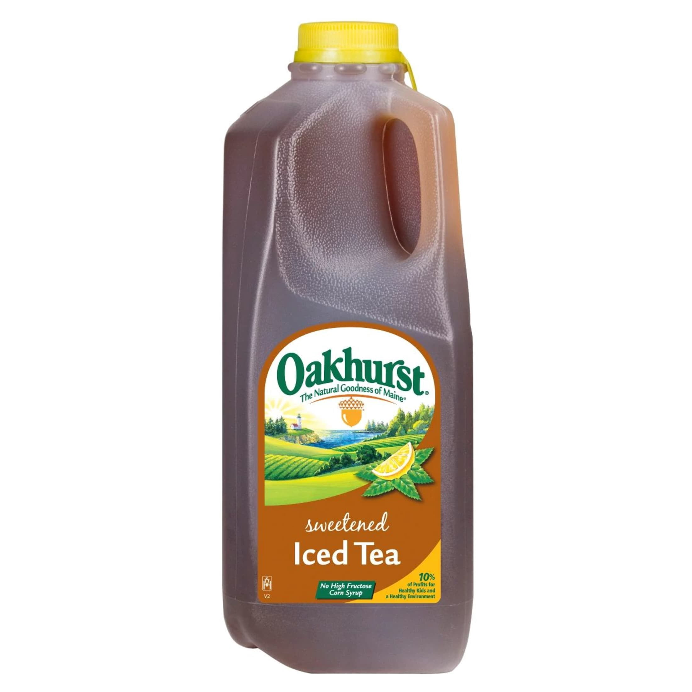 Oakhurst Lemon Flavored Sweetened Iced Tea Half Gallon