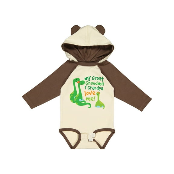 Inktastic My Great Grandma and Grandpa Love Me Boys Long Sleeve Baby Bodysuit