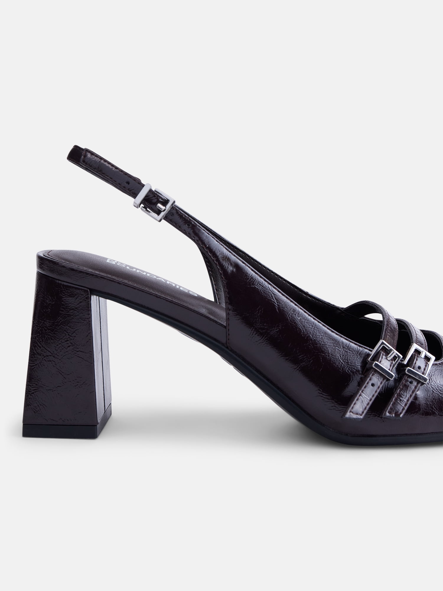 No Boundaries Women's Mary Jane Slingback Heels