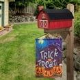 thumbnail image 5 of Trick Or Treat Pumpkin Home Decorative Halloween Garden Flag House Yard Flag Vertical Double Sided Art Sign 12 x 18 Inch, 5 of 7