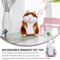 thumbnail image 3 of 2 piezas de juguete de peluche de hámster parlante que repite lo que dices, grabación electrónica, juguete interactivo de peluche, juguetes de aprendizaje temprano, regalos navideños JM, 3 of 5