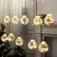 thumbnail image 1 of Xihbxyly Ofertas Prime Del Día Solo Hoy Tamaño Grande Led Transparente Diámetro de Navidad 3.15 Pulgadas Cadena de Bolas Inkberry Pines Relleno de Agujas Árbol de Navidad Decoración Colgante Concordó, 1 of 2