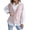 Pink, variant on Fesfesfes Women Sweaters Casual Loose Stripe Splicing Sweater V-neck Sweater Vest Under $10