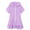 A01-Purple, variant on Girls Swim Cover Up Kids Girls Swimsuit Coverup Terry Hooded Zip-Up Beach Toddler Bathing Suit Wraps Pink,4-5 Years