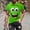 Green, variant on Mens T Shirts Short Sleeve Funny Summer Tops for Men Blue Holiday Loose Casual Graphic Workout Tops