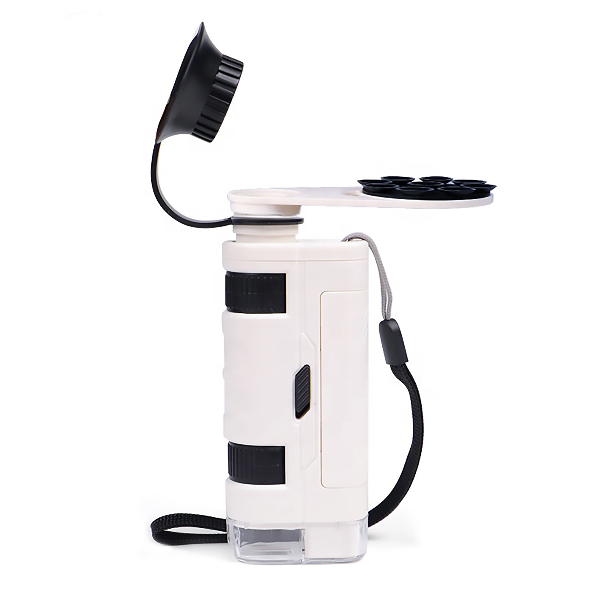 FASLMH Children Handheld Microscope,LED Magnification Microscope for