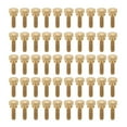 thumbnail image 1 of 50 tornillos moleteados planos de cabeza redonda de cobre puro, antideslizantes, suministros industriales (M5 x 16 mm), 1 of 14