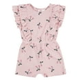 thumbnail image 2 of Modern Moments By Gerber Toddler Girl Ribbed Ruffled Romper, (12 months - 5T), 2 of 9