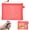 Red, variant on 1pcs Mesh Zipper Pouch Pencil Bags, Plastic Zippered Storage Bags for Organizing, Clear Pouches with Zipper, Waterproof Mesh Pouch for Office Classroom Supplies, Home Organize, Travel Storage, Green