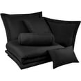 thumbnail image 3 of Chezmoi Collection Lex 7-Piece Hotel Dobby Stripe Comforter Set, 3 of 3