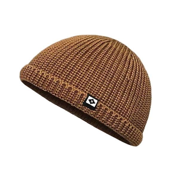 Unisex Knit Beanie for Fall and Winter Mens Warm Thermal Skull Cap Classic Solid Color Outdoor Headwear for Cold Weather