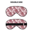thumbnail image 2 of Naloa Orchids Flowers Print Sleep Mask for Sleeper, Light Blocking Sleeping Eye Mask for Women Men, Eye Shade with Adjustable Strap for Travel, Nap,Meditation, 2 of 7