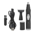 thumbnail image 1 of Recortador de vello nasal eléctrico profesional para hombres, recargable por USB, juego de herramientas para cortar el vello nasal, 1 of 10
