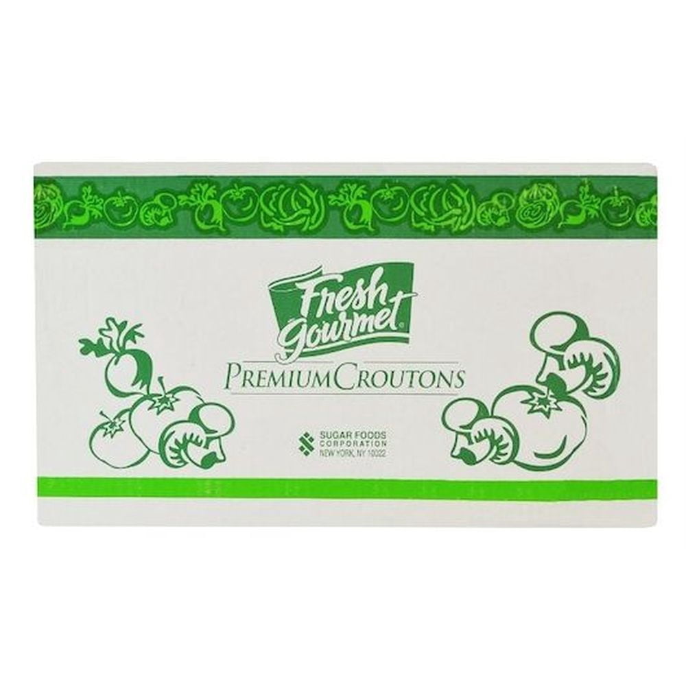 Fresh Gourmet Deli Style Garlic Crouton, 2.5 Pound -- 4 per case.