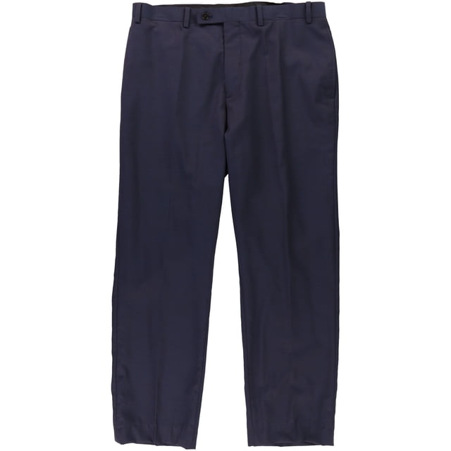 Etiquetas Pantalones de vestir tonales Weekly para hombre, Azul, 32W x 30L
