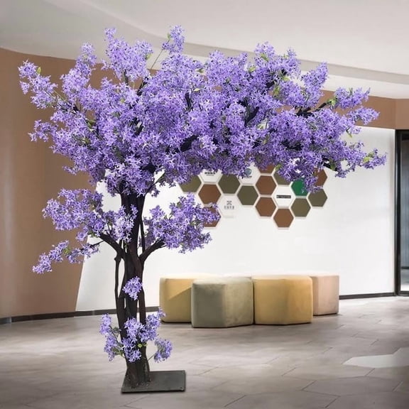KILELI 38.5 in purple Cherry Blossom Artificial Trees