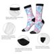 thumbnail image 4 of Balery Tie Dye Calcetas Largas con Estampado para Hombre y Mujer – Suaves y Transpirables, Talla Única (US 5-11), 4 of 6