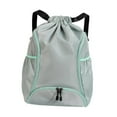 thumbnail image 1 of Bolsa de equipo de entrenamiento deportivo de mochila de baloncesto con una estación de acondicionamiento físico de la bolsa deportiva de cinturón aju Verde, 1 of 8