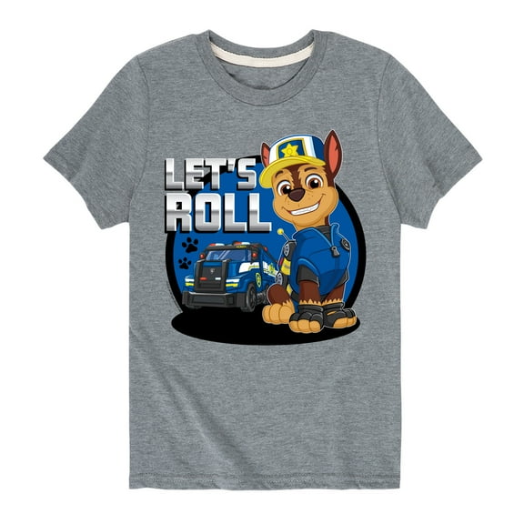 Paw Patrol - Let's Roll Chase - Toddler And Youth Short Sleeve Graphic T-Shirt