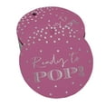 thumbnail image 1 of Inkdotpot Pack Of 50 Ready To Pop Baby Shower Favor Paper Tags Craft Real Silver Foil Hang Tags, 1 of 6