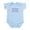 Sky Blue, variant on CafePress - 100% Giovanni Infant Bodysuit - Baby Light Bodysuit, Size Newborn - 24 Months