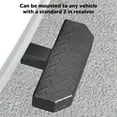 thumbnail image 4 of Bumper Hitch Step, Automotive Bump Step Multi Purpose Solid Iron Adjustable Length Rust Resistance 220 LBS Load Capacity  For 2in Receiver For SUVs, 4 of 8