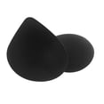 thumbnail image 1 of 2 almohadillas para sujetador de mujer, almohadillas de lactancia transpirables, accesorios íntimos redondos negro, 1 of 9